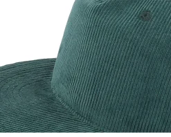 Cord Dark Green 5-panel Halfmoon Snapback - Equip