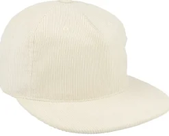 Cord Ivory 5-panel Halfmoon Snapback - Equip
