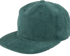 Cord White/Teal 5-panel Halfmoon Snapback - Equip