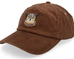 Corduroy Baseball Cap Dark Brown Dad Cap - Upfront