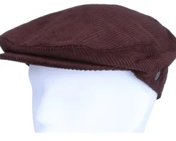 Corduroy Brown Flat Cap - Jaxon & James