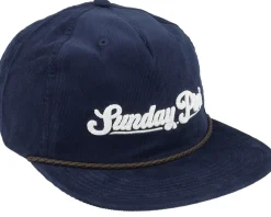 Corduroy Collegiate Navy Strapback - Adidas