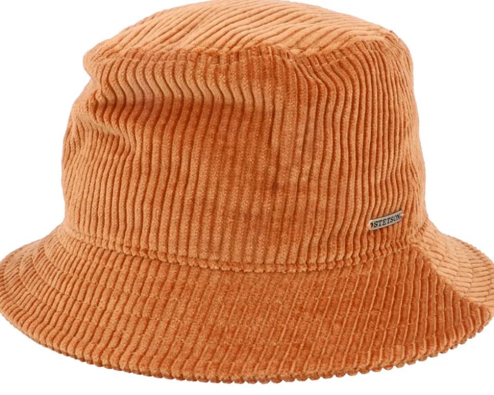 Corduroy Manchester Orange Bucket - Stetson