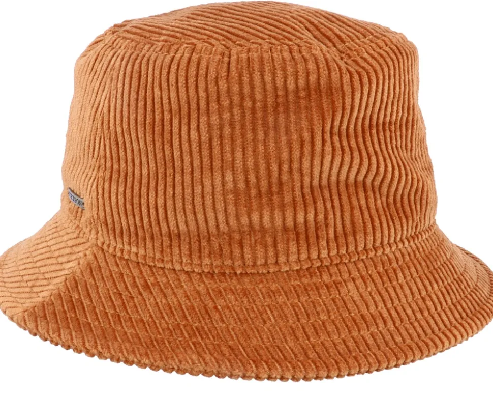 Corduroy Manchester Orange Bucket - Stetson