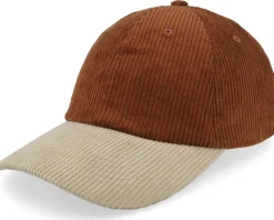 Corduroy Off Brown/Khaki Dad Cap - Equip