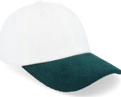 Corduroy Off White/Dark Forest Dad Cap - Equip