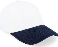 Corduroy Off White/Navy Dad Cap - Equip