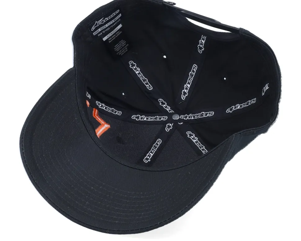 Corp 4 Black/Warm Red Adjustable - Alpinestars
