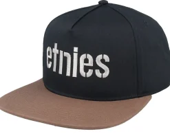 Corp Black/Brown Snapback - Etnies