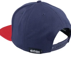 Corp Navy/Red/White Snapback - Etnies