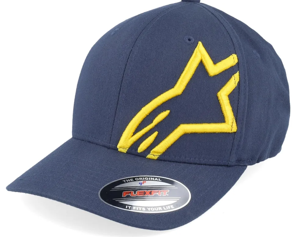 Corp Shift 2 Navy/Gold Flexfit - Alpinestars