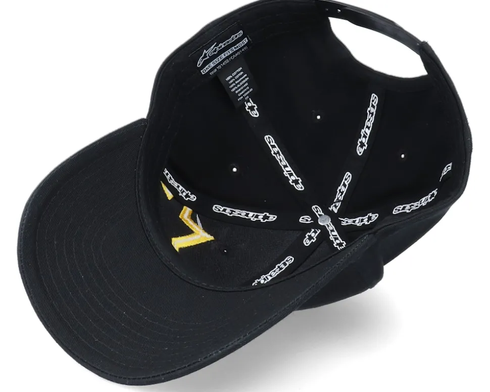 Corp Snap 2 Hat Black/Gold Adjustable - Alpinestars