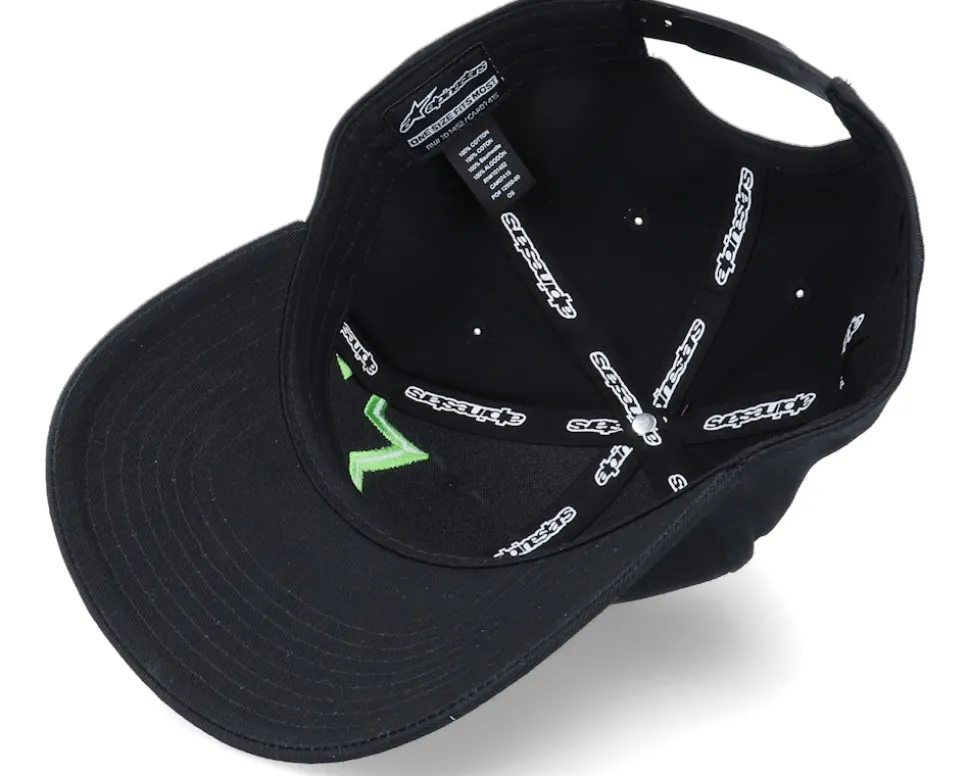 Corp Snap 2 Hat Black/Green Adjustable - Alpinestars