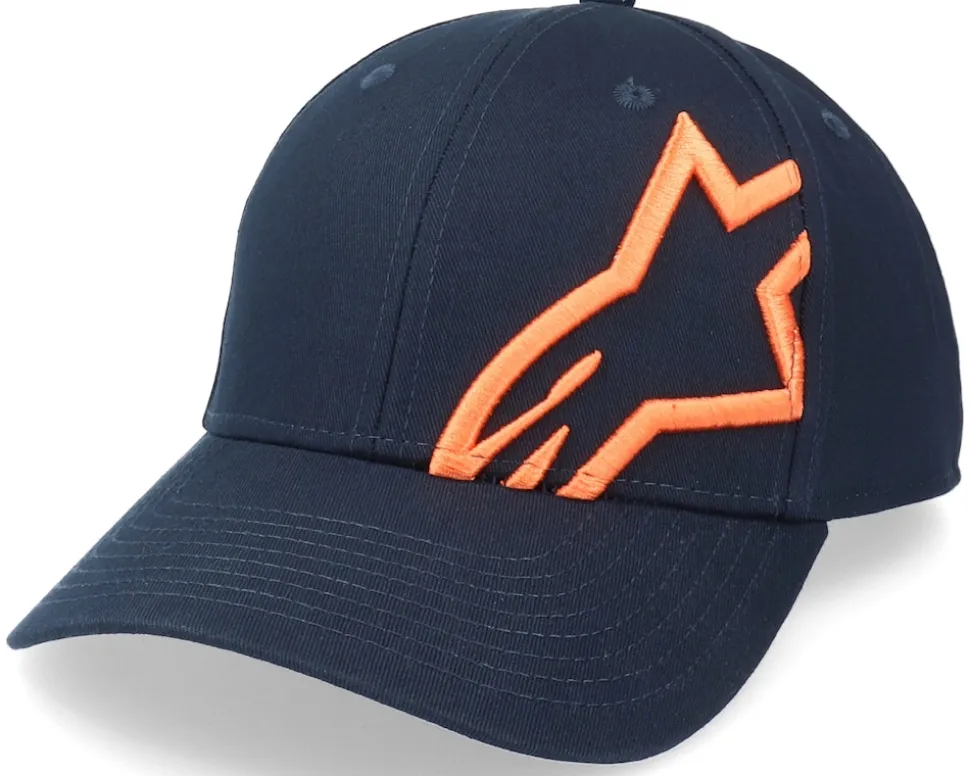 Corp Snap 2 Hat Navy/Orange Adjustable - Alpinestars