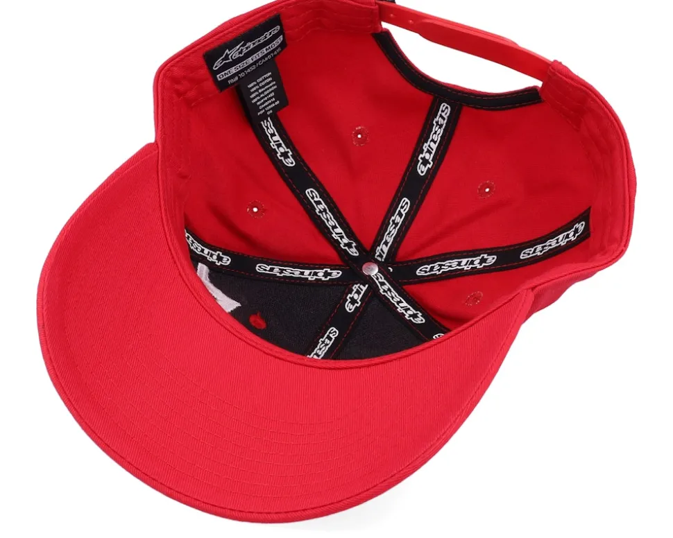 Corp Snap 2 Hat Red/White Flexfit - Alpinestars