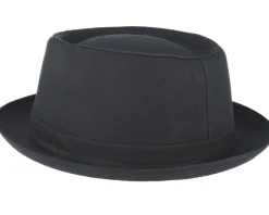 Cotton Black Pork Pie - Stetson
