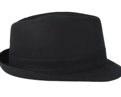 Cotton Black Trilby - Stetson
