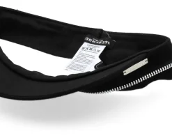 Cotton Fabirc Balloon Cap With Zipper Black Visor Vega Cap - Seeberger