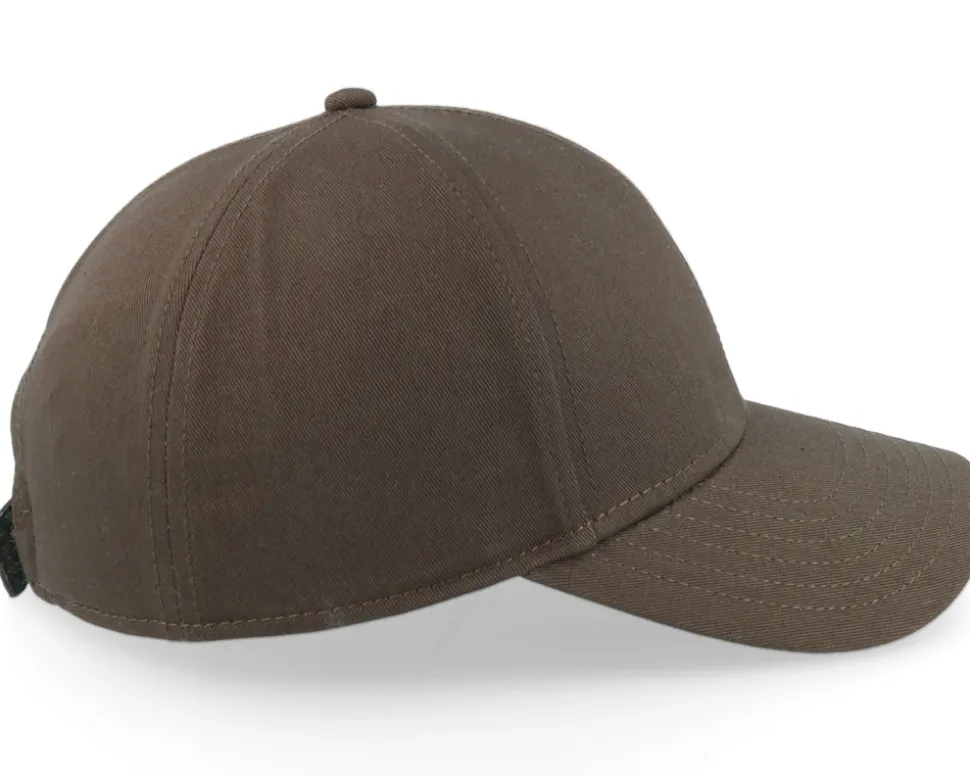 Cotton Fabric Baseball Cap Khaki Adjustable - Seeberger