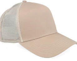 Cotton Khaki A-Frame Trucker - Stetson
