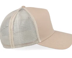 Cotton Khaki A-Frame Trucker - Stetson