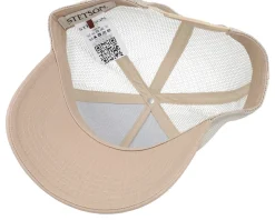 Cotton Khaki A-Frame Trucker - Stetson