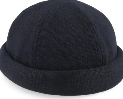 Cotton Knit Black Docker - Stetson