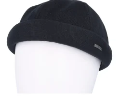 Cotton Knit Black Docker - Stetson