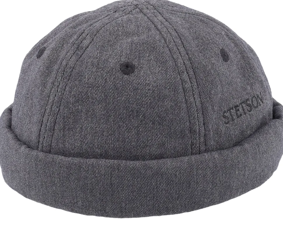 Cotton Melange Black Docker - Stetson