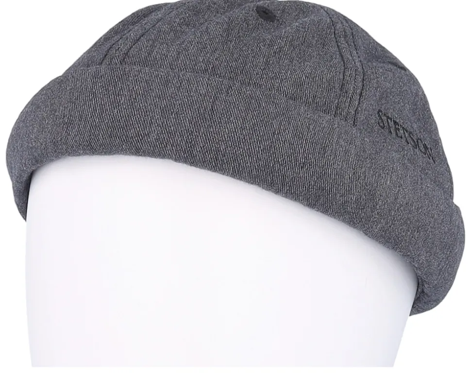 Cotton Melange Black Docker - Stetson