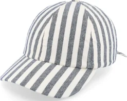Cotton Mix Baseballcap Stripe Design Swallow Blue Dad Cap - Seeberger