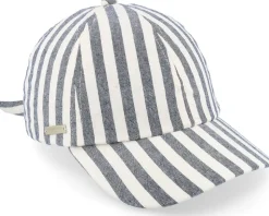 Cotton Mix Baseballcap Stripe Design Swallow Blue Dad Cap - Seeberger