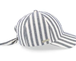 Cotton Mix Baseballcap Stripe Design Swallow Blue Dad Cap - Seeberger