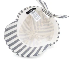 Cotton Mix Baseballcap Stripe Design Swallow Blue Dad Cap - Seeberger