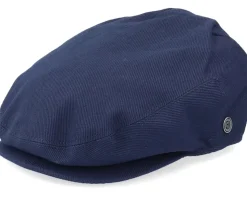 Cotton Navy Flat Cap - Jaxon & James