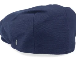 Cotton Navy Flat Cap - Jaxon & James