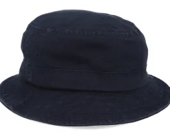 Cotton Twill Black Bucket - Stetson