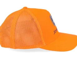 Cotton Twill Blaze Orange Trucker - John Deere