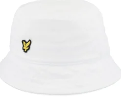 Cotton Twill Hat White Bucket - Lyle & Scott
