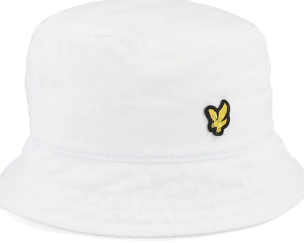 Cotton Twill Hat White Bucket - Lyle & Scott