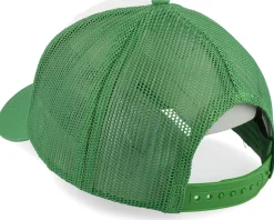 Cotton Twill Mesh Green/White A-Frame Trucker - John Deere