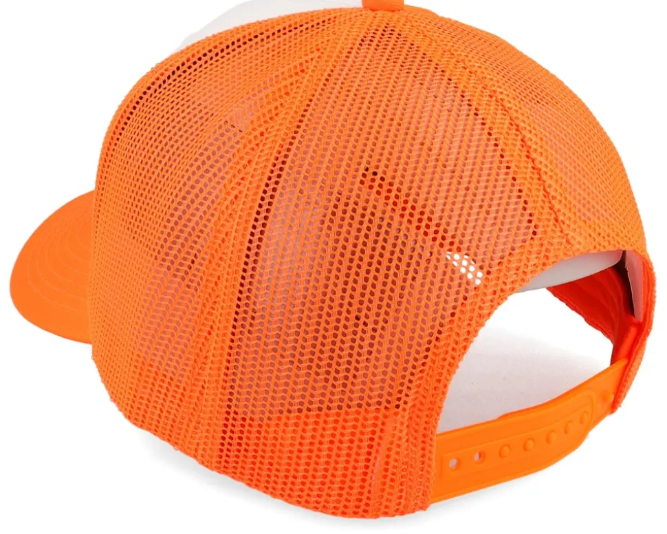 Cotton Twill Mesh Orange/White Trucker - John Deere