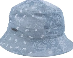 Cotton/Linen Blue Bucket - Stetson