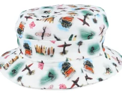 Cotton/Linen Off White Bucket - MJM Hats