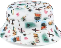 Cotton/Linen Off White Bucket - MJM Hats