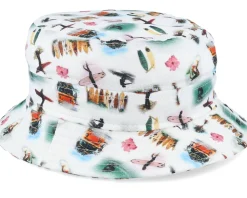 Cotton/Linen Off White Bucket - MJM Hats