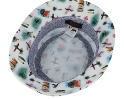 Cotton/Linen Off White Bucket - MJM Hats