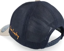 Cottonwood Khaki/Navy Mesh W Patch Trucker - Black Clover
