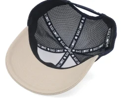 Cottonwood Khaki/Navy Mesh W Patch Trucker - Black Clover
