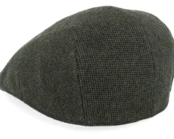Country Wool Mix 33 Green Flat Cap - MJM Hats